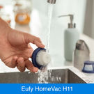 Der HEPA-Filter ist waschbar und ideal für Allergiker.