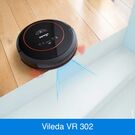 Der Vileda VR 302 Saugroboter hat eine Hindernis- und Stufenerkennung