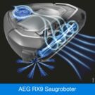 Die Büstenrolle vom AEG Saugroboter RX9 ist 22 cm breit