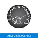 Der AEG Liliput AG1412 lässt sich besonders leicht entleeren