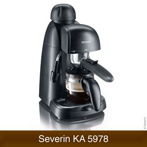 Espressomaschine Severin KA 5978 Vergleich