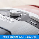 Der Miele CX1 Cat & Dog ermöglicht per Drehschalter für jeden Untergrund die richtige Einstellung.