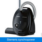 Der Siemens Staubsauger VS06B112A synchropower leistet 700 Watt