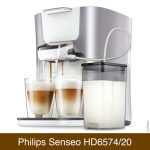 Kaffeepadmaschine Philips Senseo HD6574/20 Latte Duo Plus im Vergleich