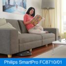 Der Philips SmartPro FC8710/01 hat eine sehr niedrige Bauhöhe von nur 6 cm